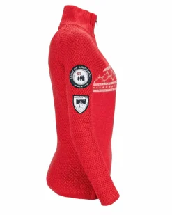 Amundsen Sports Sweaters^Boiled Ski Sweater 160 Weathered Red