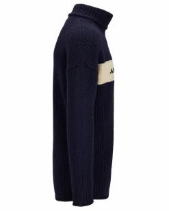 Amundsen Sports Sweaters^Heroes Ski Turtle Neck 590 Faded Navy/Natural