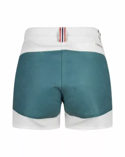 Amundsen Sports Shorts^5Incher Field Shorts Stormy Blue 014 Offwhite/Stormy Blue