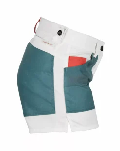 Amundsen Sports Shorts^5Incher Field Shorts Stormy Blue 014 Offwhite/Stormy Blue