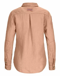 Amundsen Sports Shirts & Tees^Safari G.Dyed Linen Shirt 650 Camel