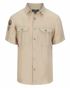Amundsen Sports Shirts & Tees^Safari G.Dyed Linen SS 620 Desert