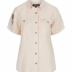 Amundsen Sports Shirts & Tees^Safari G.Dyed Linen SS 183 Blush Pink
