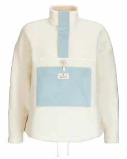 Amundsen Sports Sweaters^Vagabond Cord Fleece 543 Natural/Blue Sky