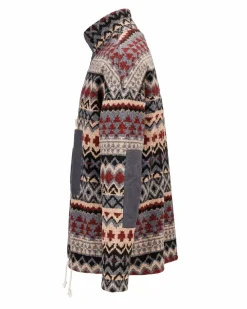 Amundsen Sports Sweaters^Vagabond Tradition Fleece 520 Faded Blue/Pattern
