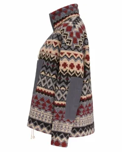Amundsen Sports Sweaters^Vagabond Tradition Fleece 520 Faded Blue/Pattern