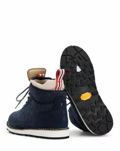 Amundsen Sports Winter Mucks^Winter Mucks Low Cut 591 Navy Suede/Navy Wool